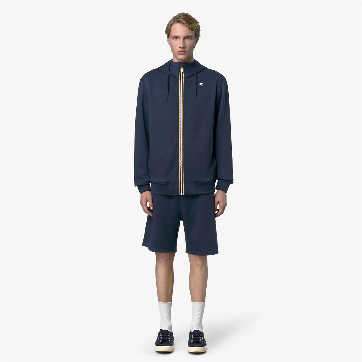 Giacca con zip RAINS LIGHT SPACER blu, K-WAY