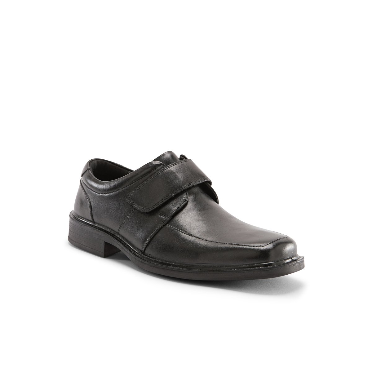 Derbies à scratchs homme noir, PEDICONFORT