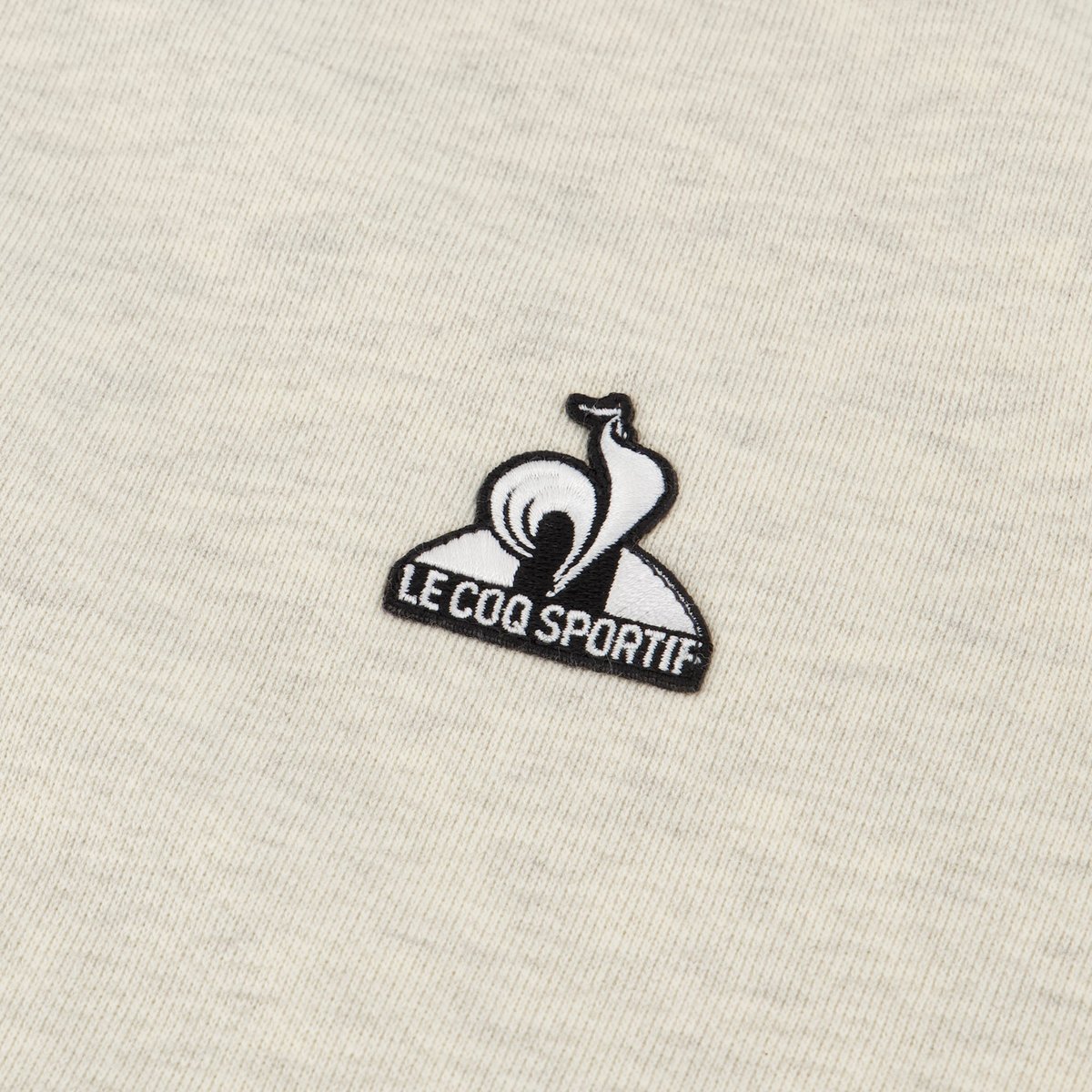 Sweat col rond Contemporain beige, LE COQ SPORTIF