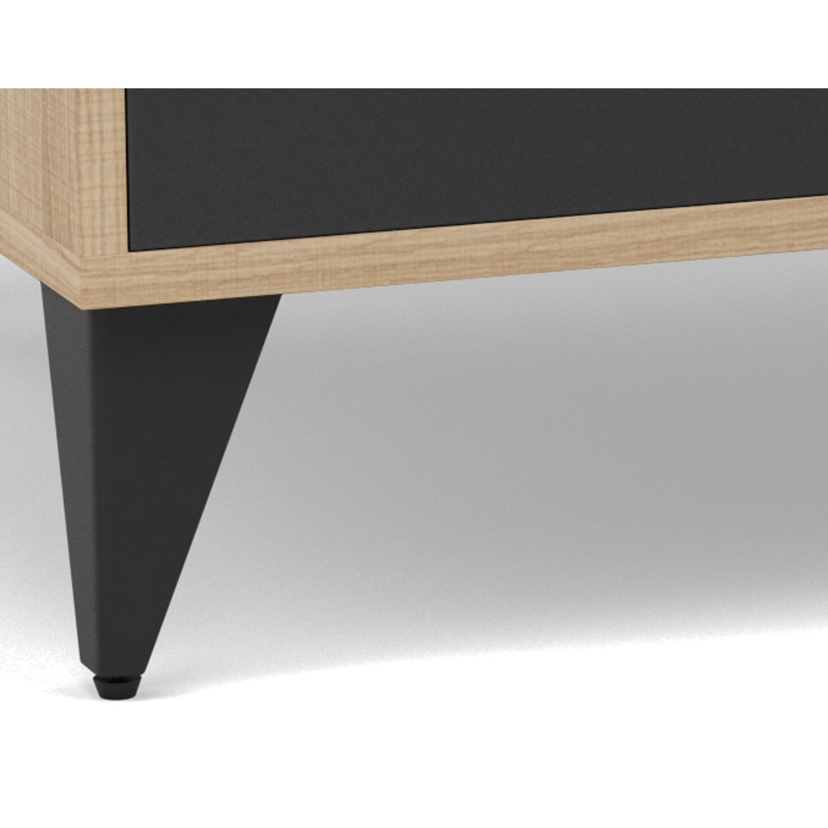 Table basse - TRIBECA bois / noir, BEST MOBILIER