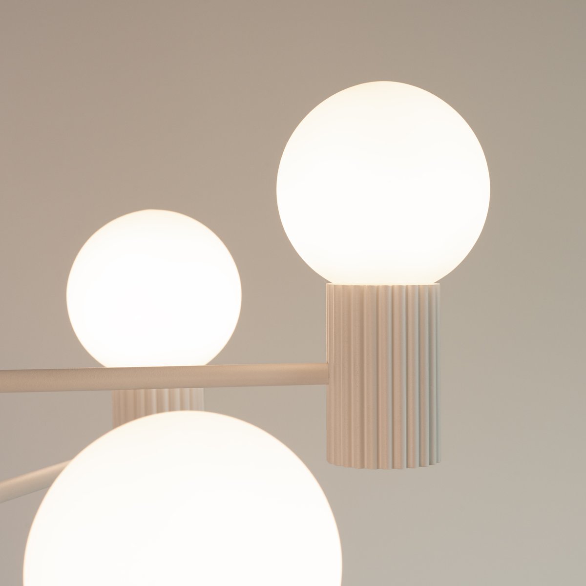 Lustre Aluminium Beige G9 6 Halo beige, EDEN
