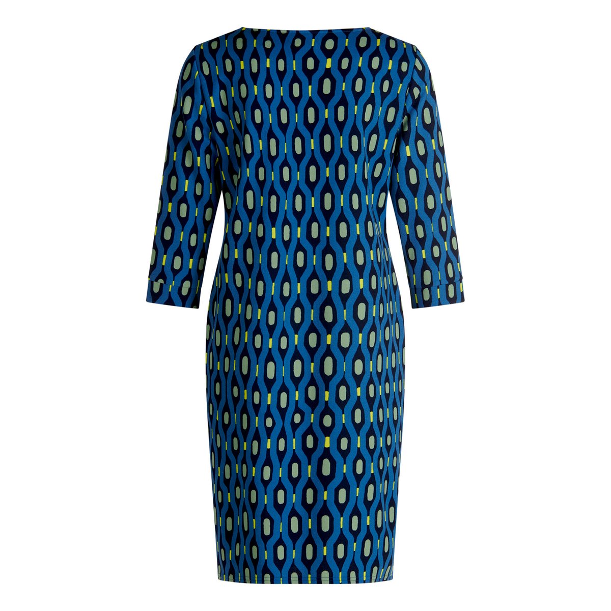 Robe casual à motifs bleu/vert, CARTOON