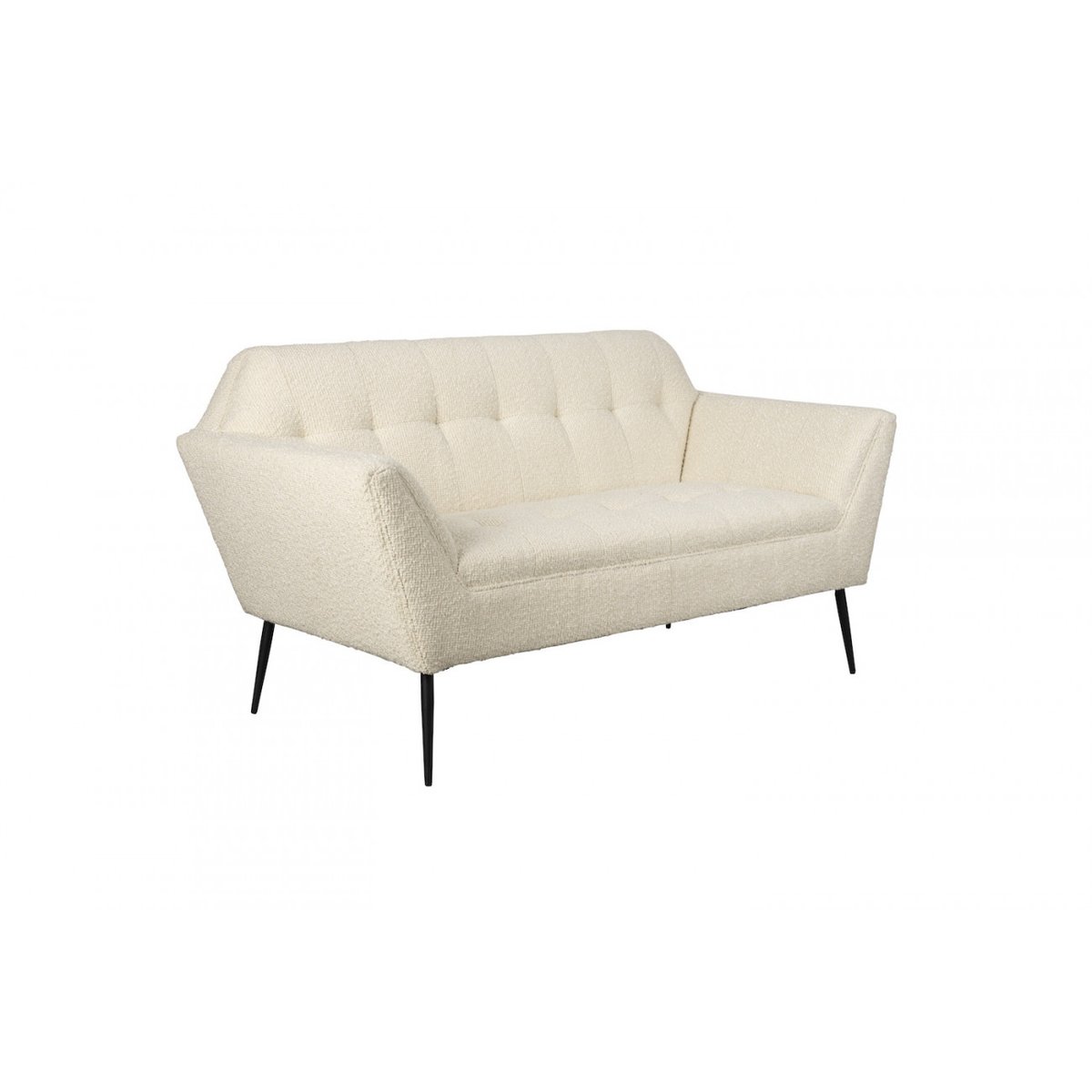 Canapé 2 places en tissu bouclé - KATE créme, DUTCHBONE