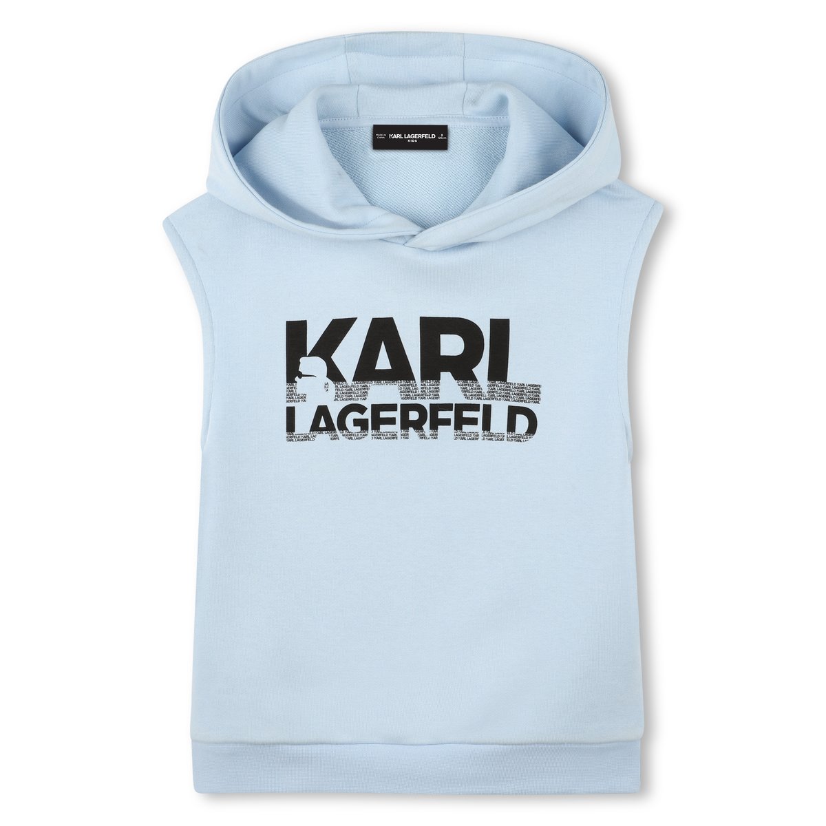 Sweat-shirt à capuche brume, KARL LAGERFELD KIDS