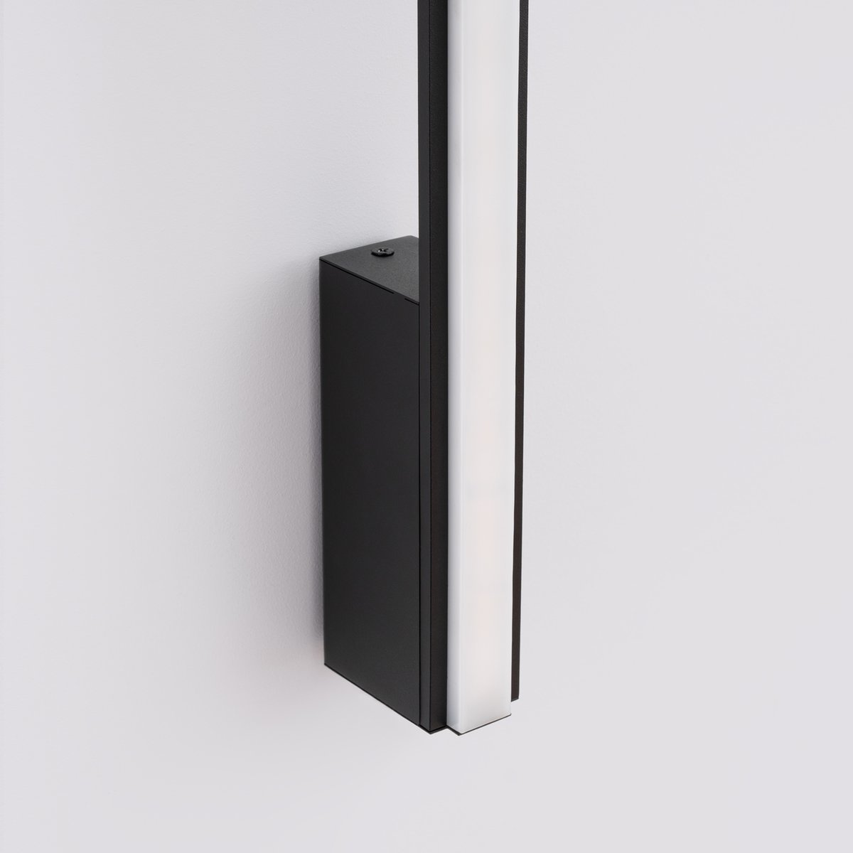 Applique murale Aluminium Noir LED 1 Lagom noir, EDEN