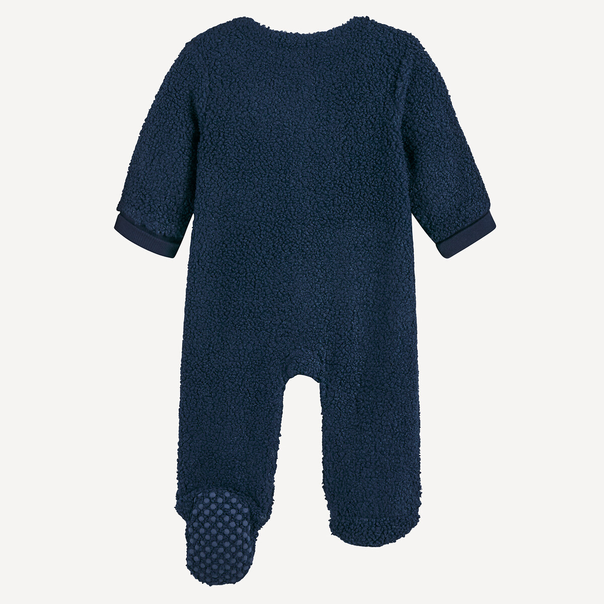 Surpyjama en sherpa, broderie ours marine, LA REDOUTE COLLECTIONS