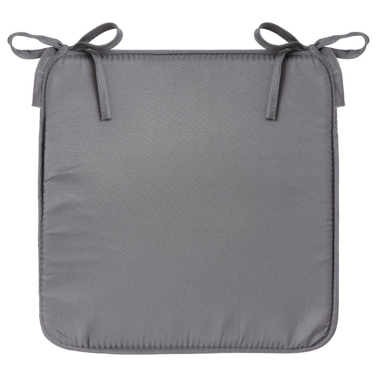 Galette de chaise gris foncé, ATMOSPHERA