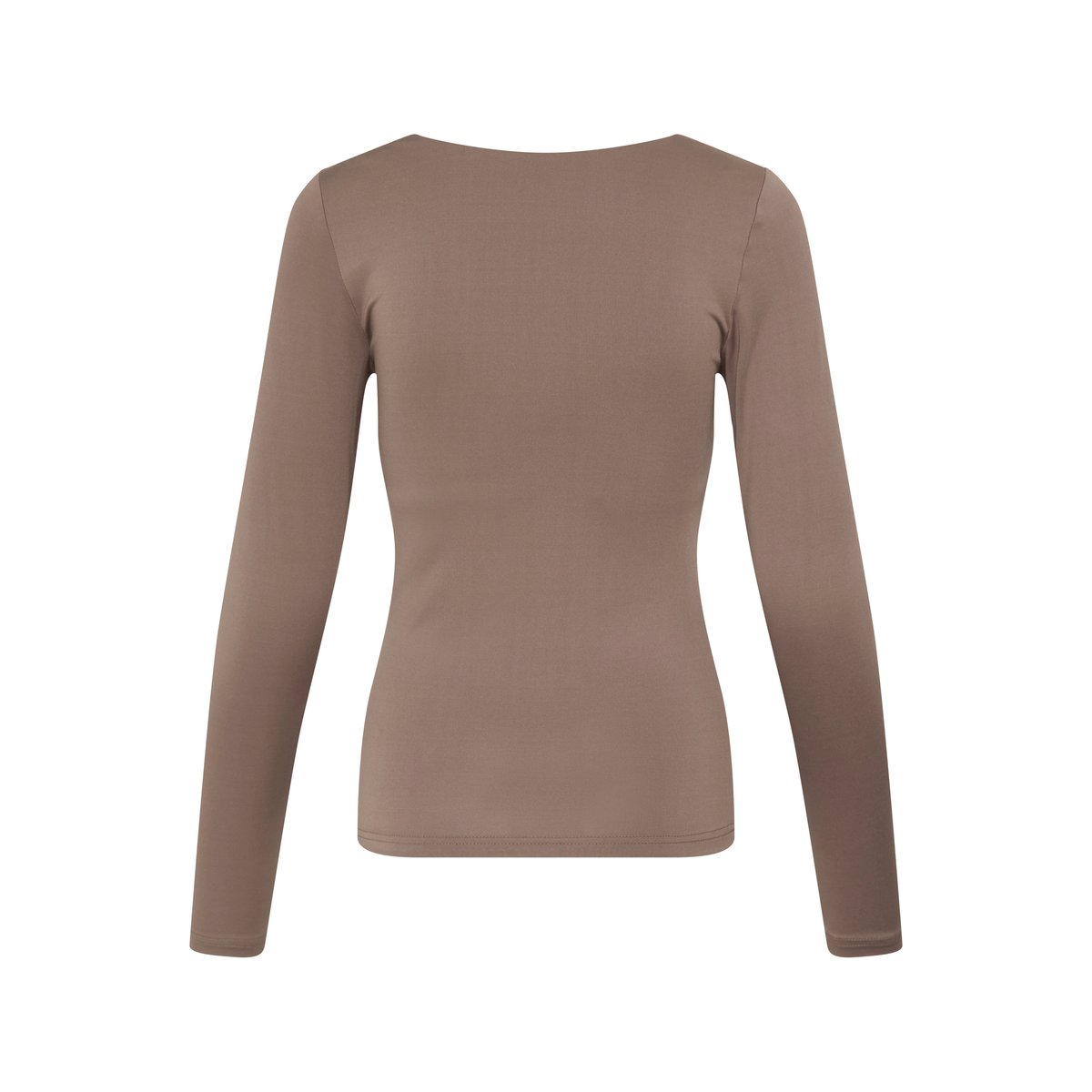 Blouse à manches longues marron toasted coconut, ICHI