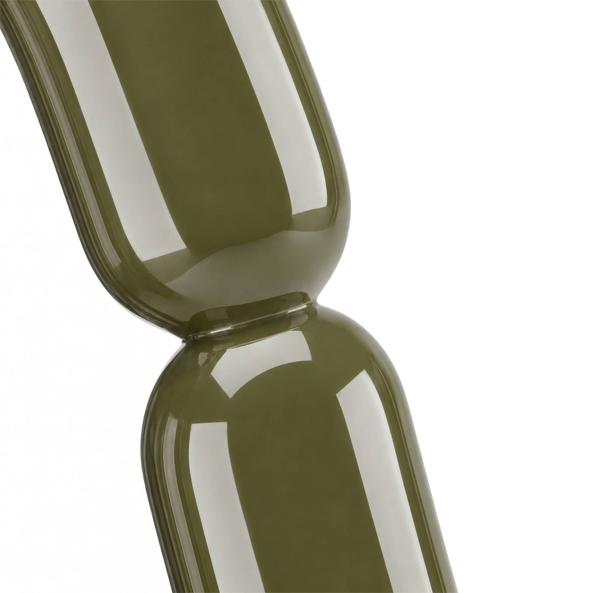Miroir ovale finition glossy 160cm ADA noir, SWEEEK
