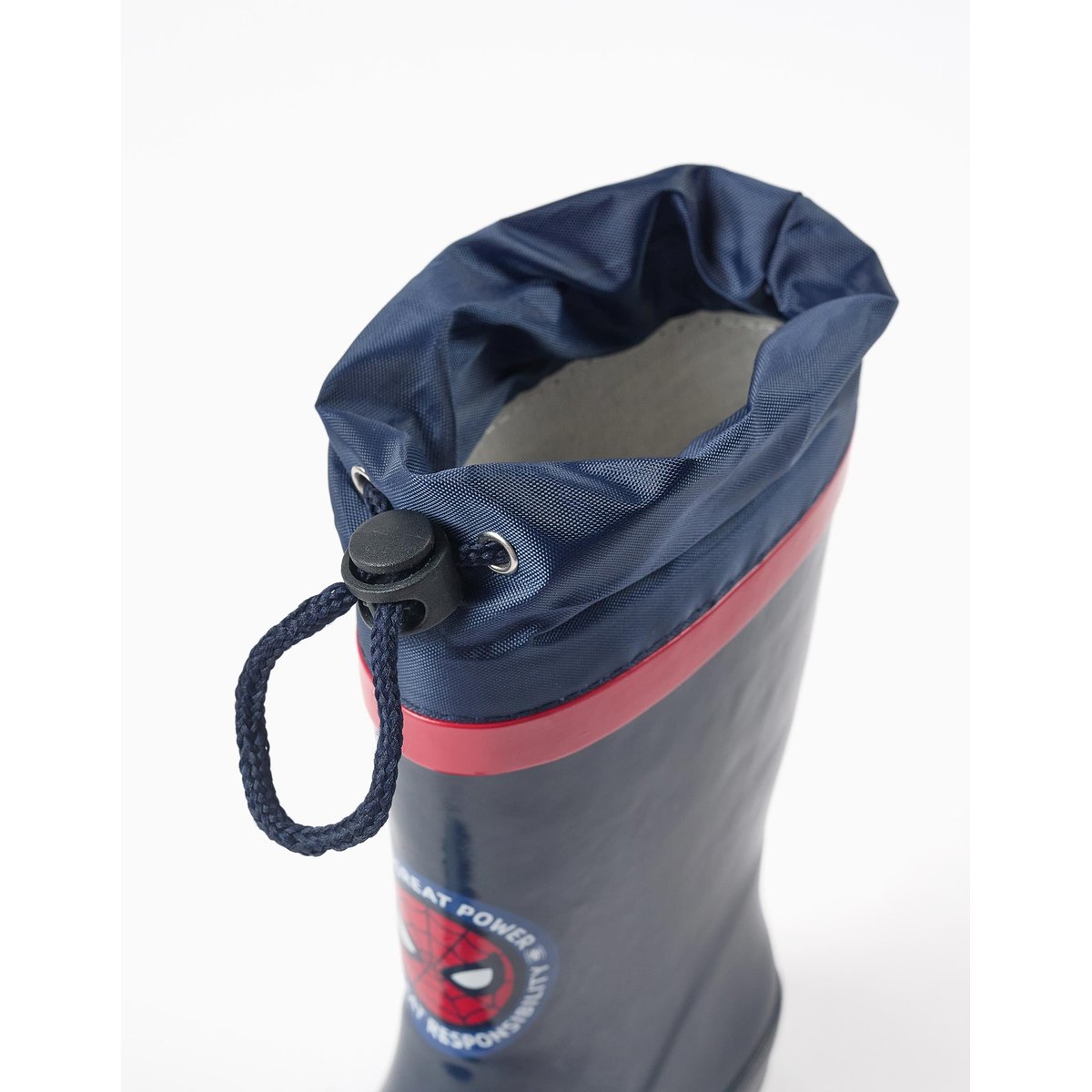 Bottes de pluie en caoutchouc avec imprimés Spider-Man bleu foncé, ZIPPY