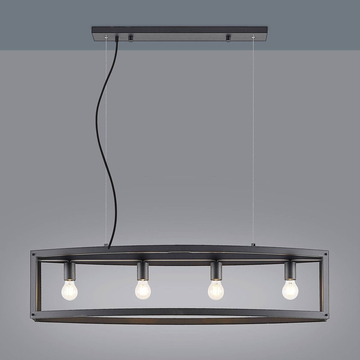 Suspension en métal traditionnelle, Mizgin noir, LINDBY