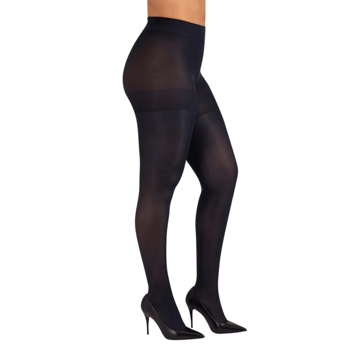 Collants opaques 50D MORPHOLOGIE bleu profond, WELL