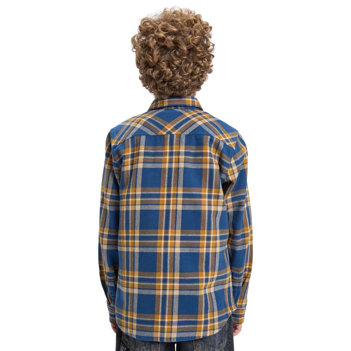 Chemise en flanelle MARSHAL FLANNEL. bleu dark denim, DC SHOES