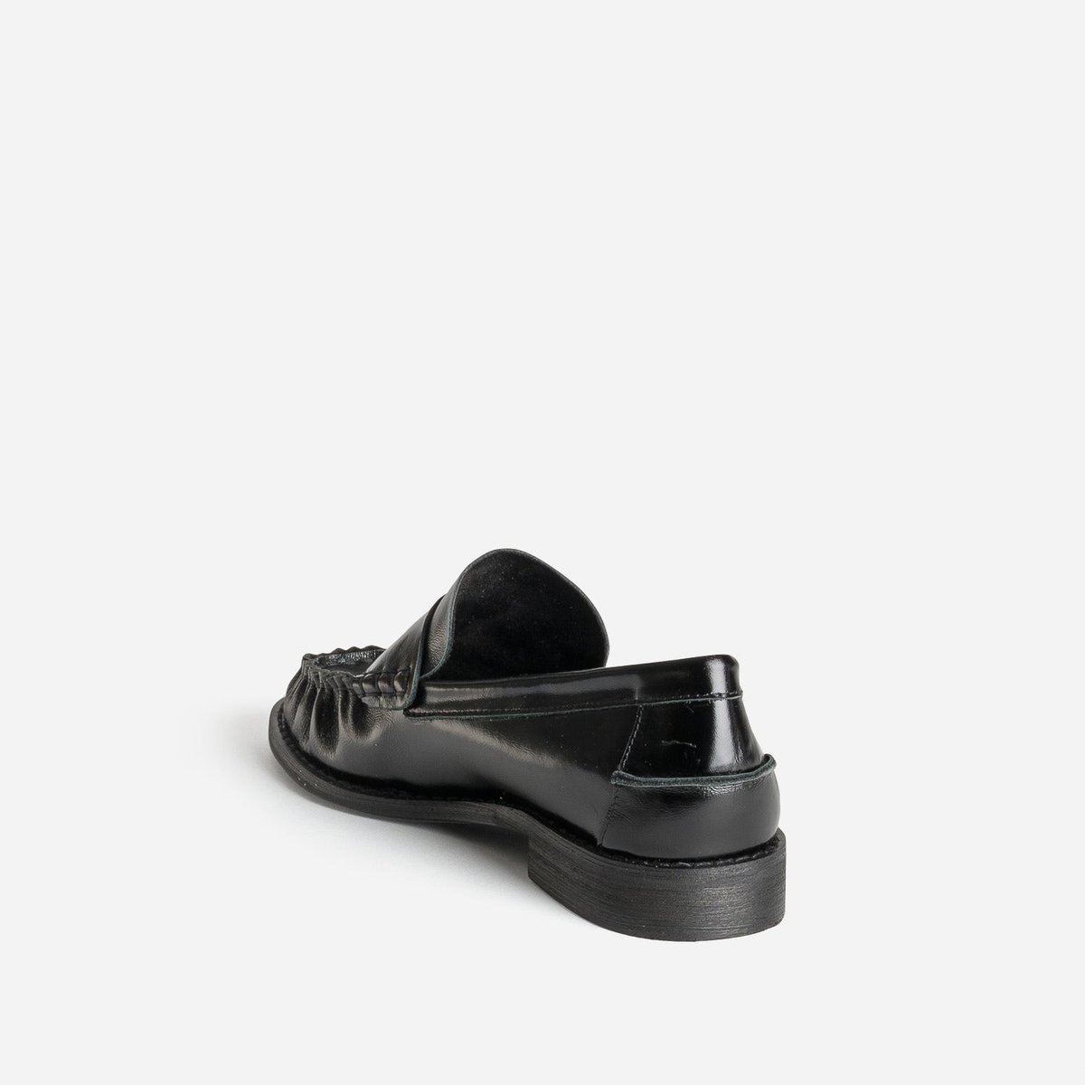 Mocassin en cuir GISELDA noir, ERAM