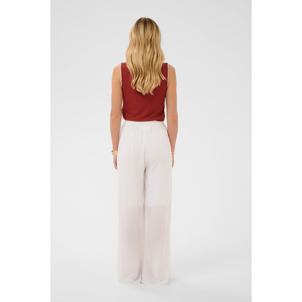 Pantalon de costume blanc snow white, CREAM