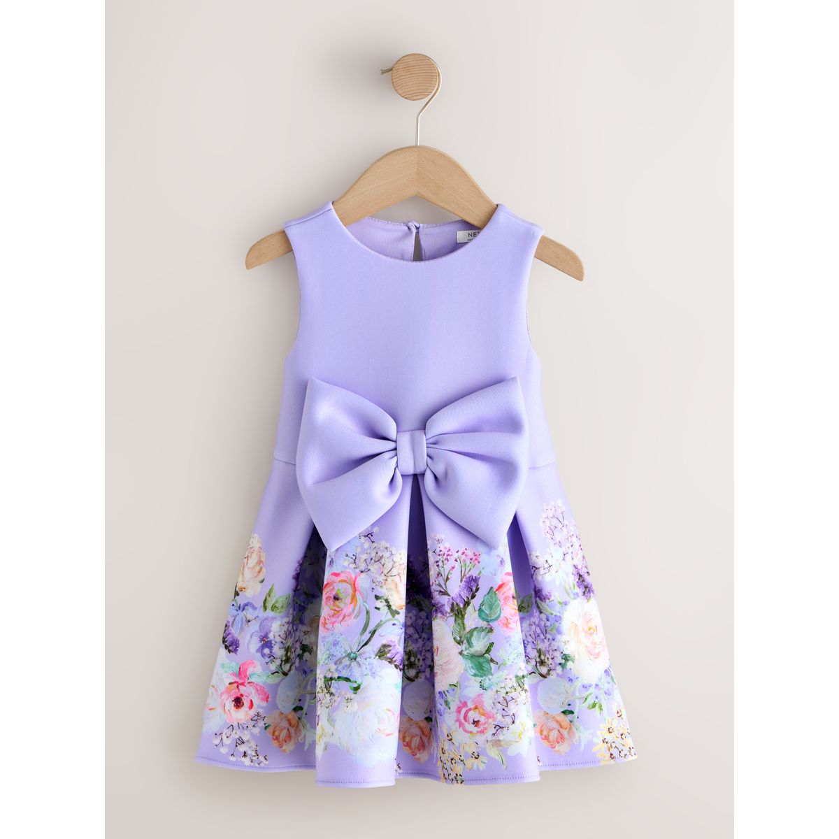 Robe style néoprène pour grandes occasions lilas floral, NEXT