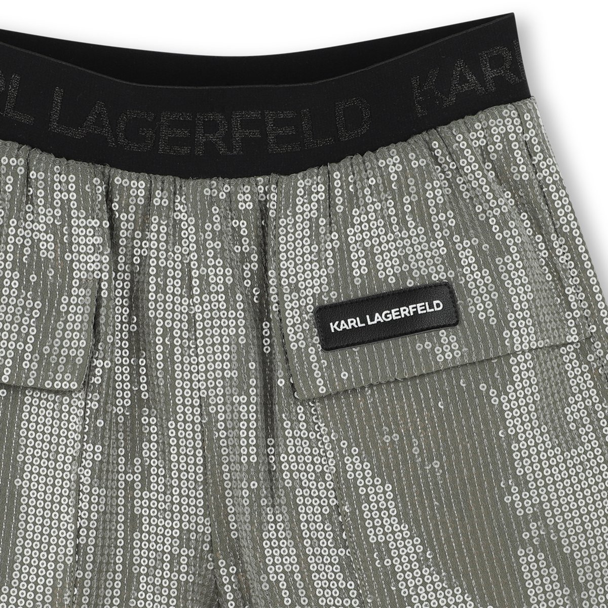 Short de cérémonie à sequins vert mekong, KARL LAGERFELD KIDS