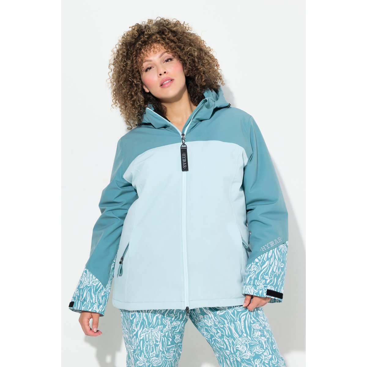 Veste technique HYPRAR à capuche vert glacier, ULLA POPKEN