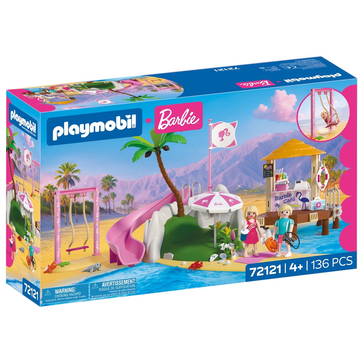 Café de plage Malibu multicolore, PLAYMOBIL