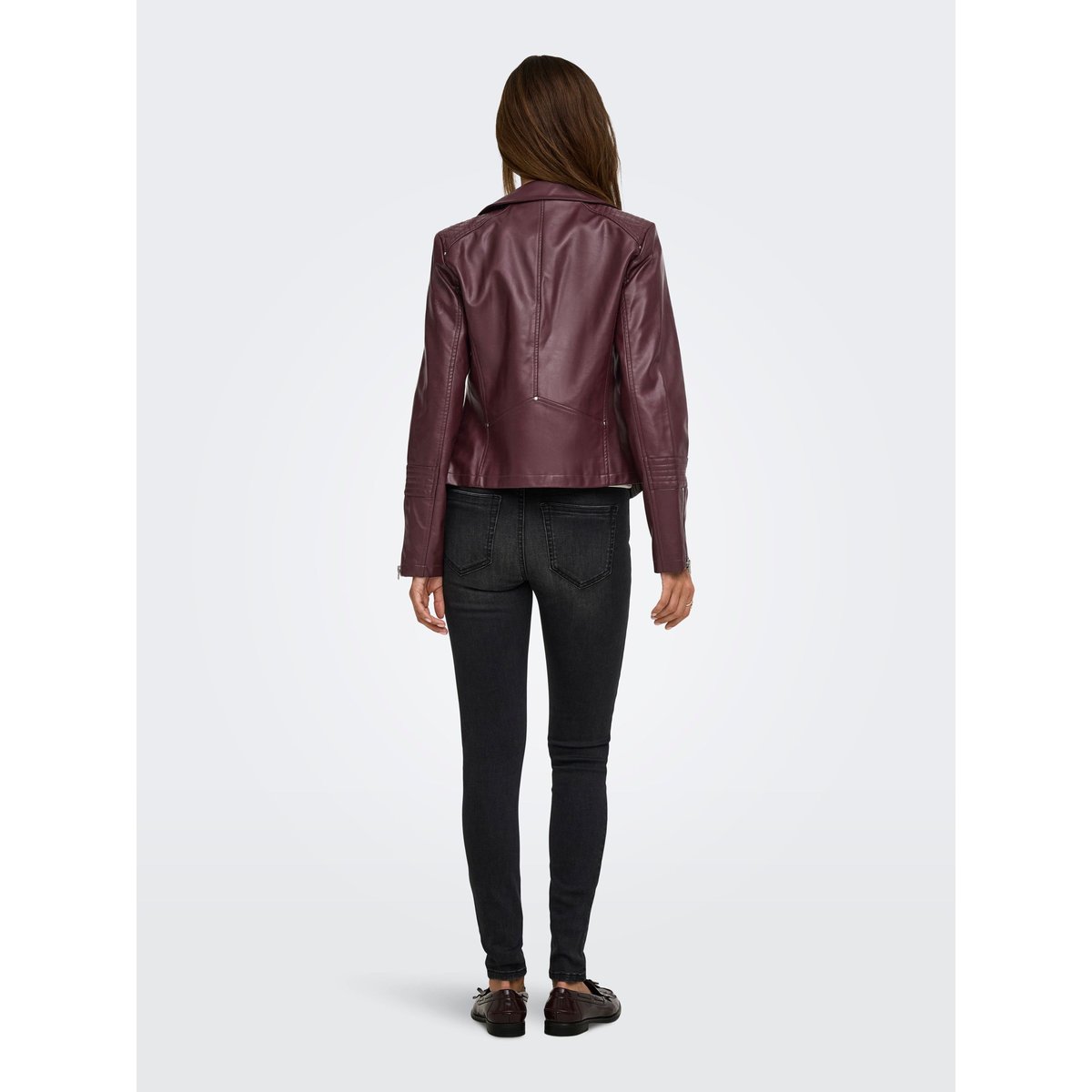 Blouson Court Fermeture Zippée decadent chocolate, ONLY