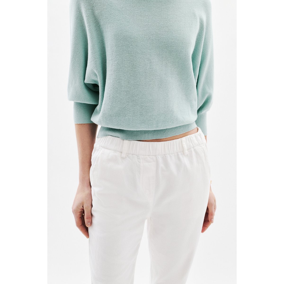Pantalon PNOOR blanc, CAROLL