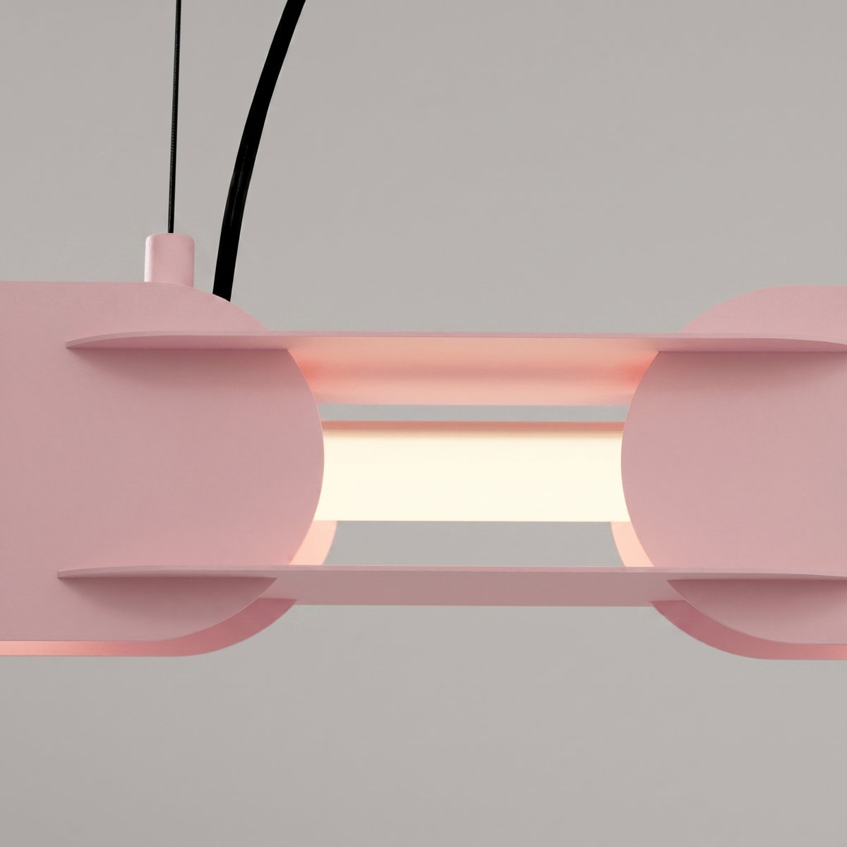 Suspension Acier Rose LED 1 Chain rose, EDEN