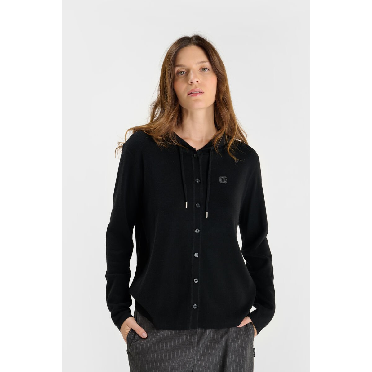 Cardigan OWEN black, LE TEMPS DES CERISES