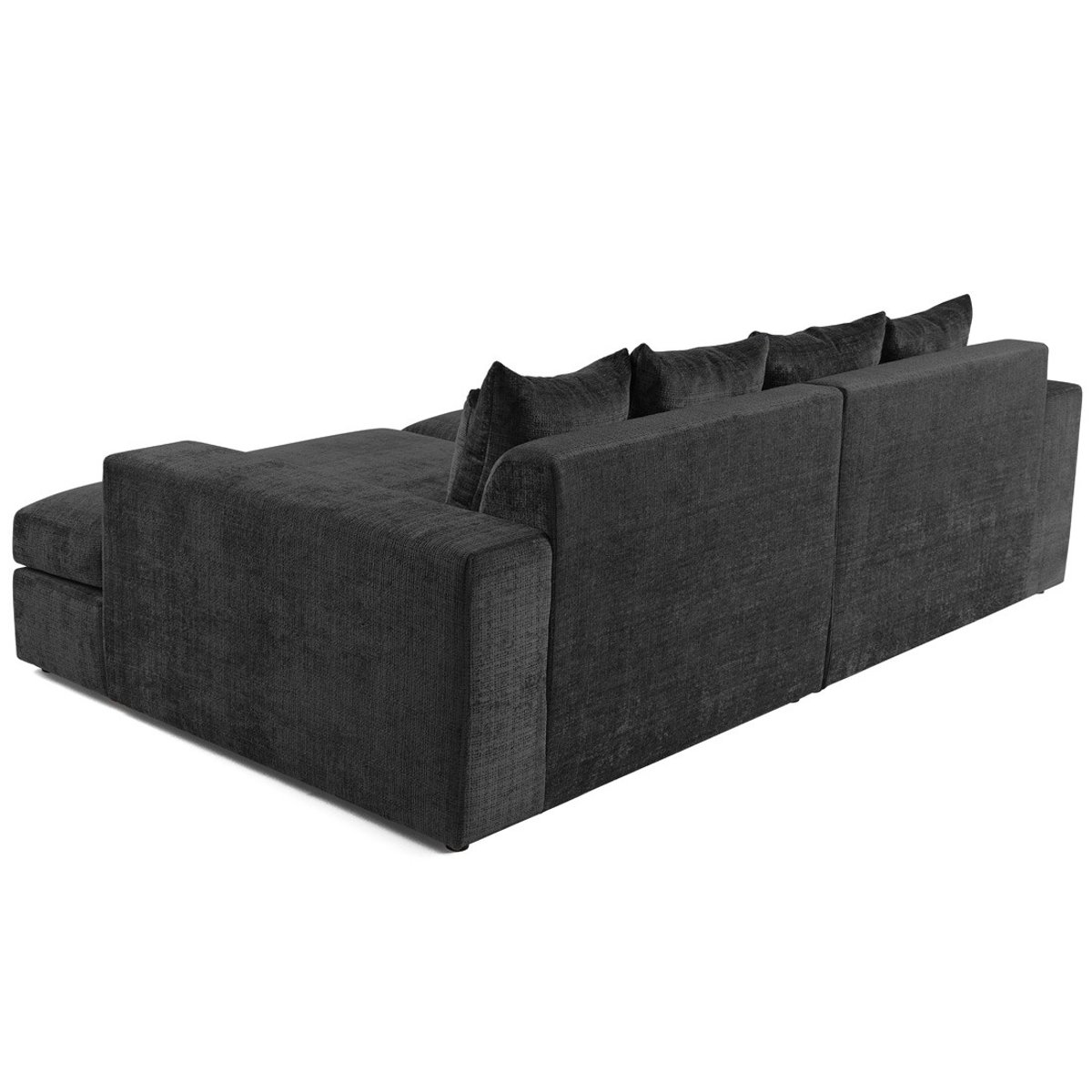 Canapé fixe 4 places - COLLINS gris, BEST MOBILIER