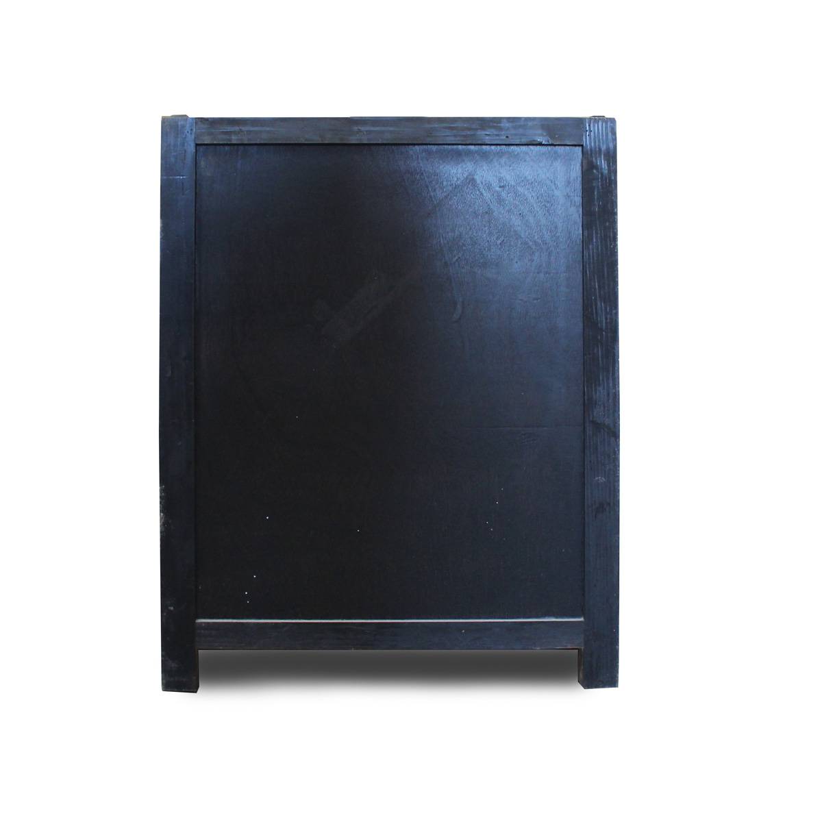 Meuble bas de cuisine en bois recyclé et pierre bleue CHAMPÊTRE bois clair, MADE IN MEUBLES