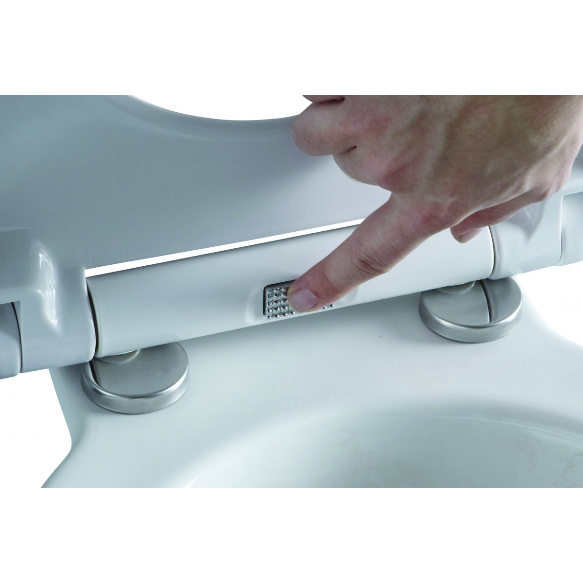 Abattant WC Thermodur Géométrique SCANDI blanc, GUY LEVASSEUR