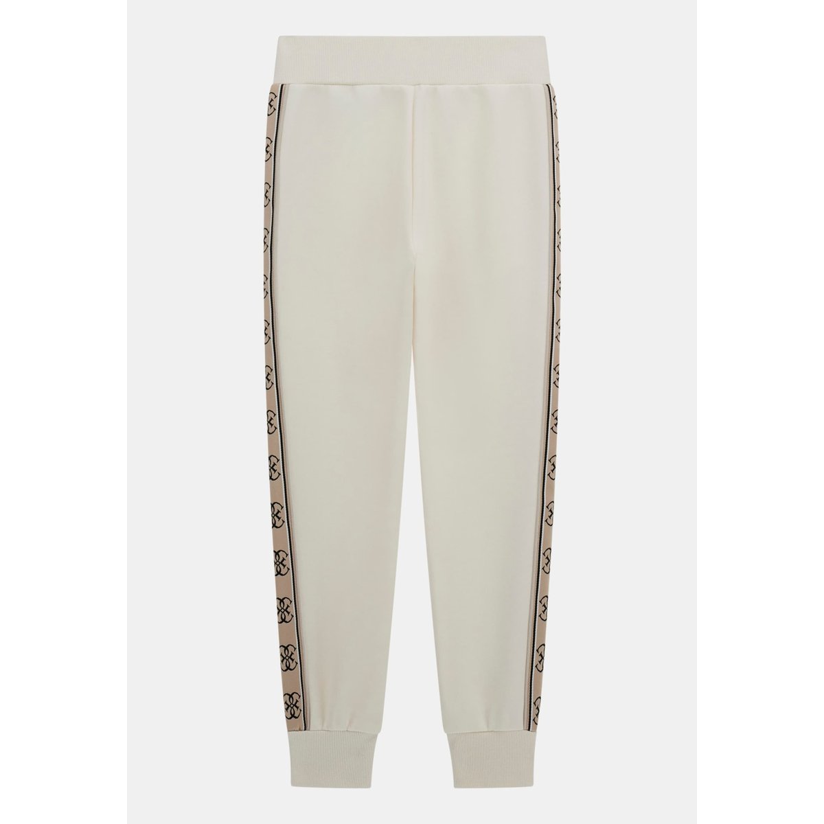 Pantalon En Molleton Bande Logo 4G crème, GUESS KIDS