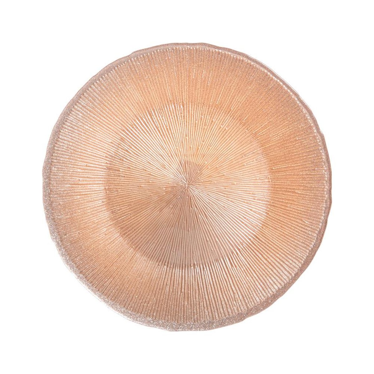 Assiette plate Glitter doré 28 cm (lot de 6) - GLITTER or / doré, TABLE PASSION