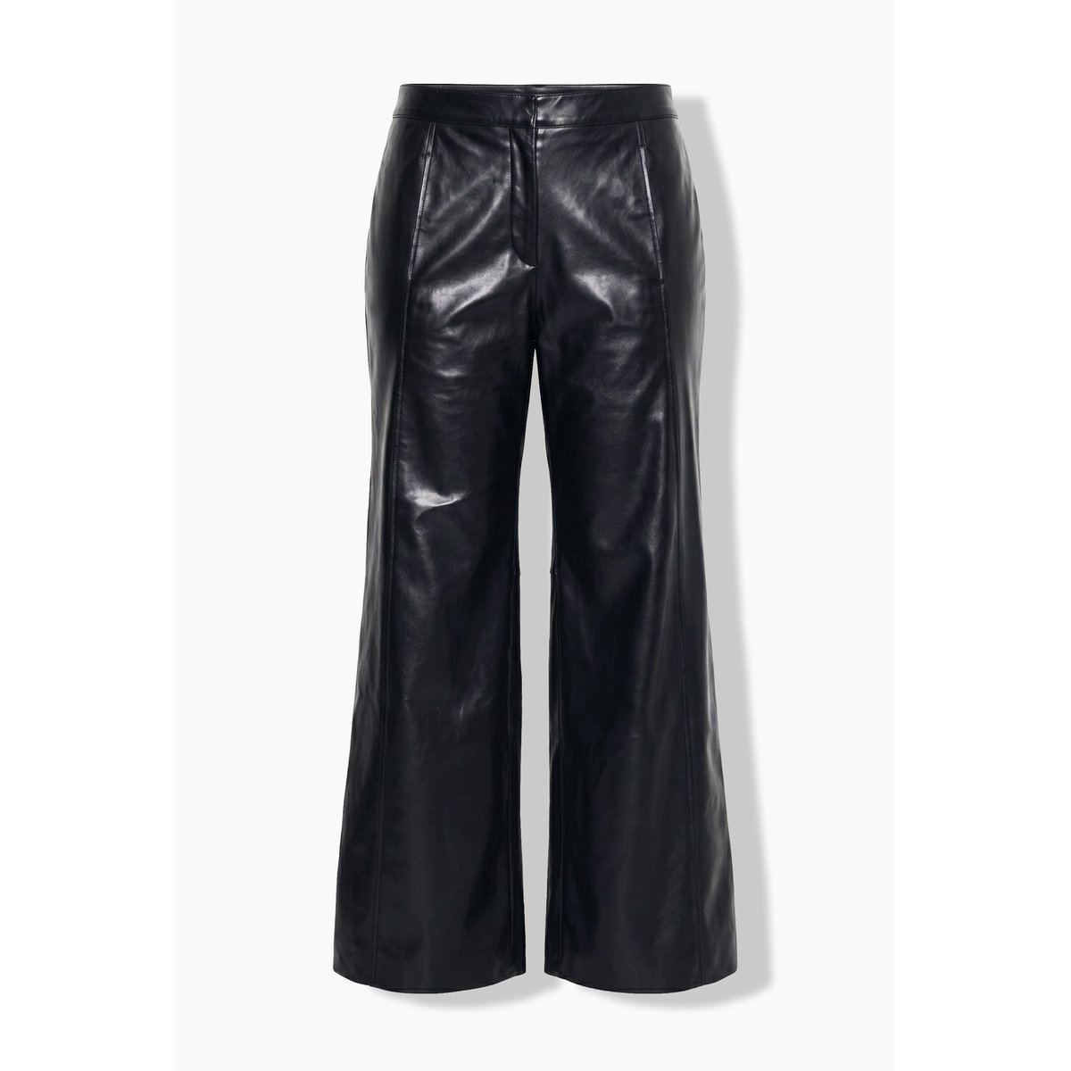 Pantalons en cuir nappa Rose noir, ULLA POPKEN