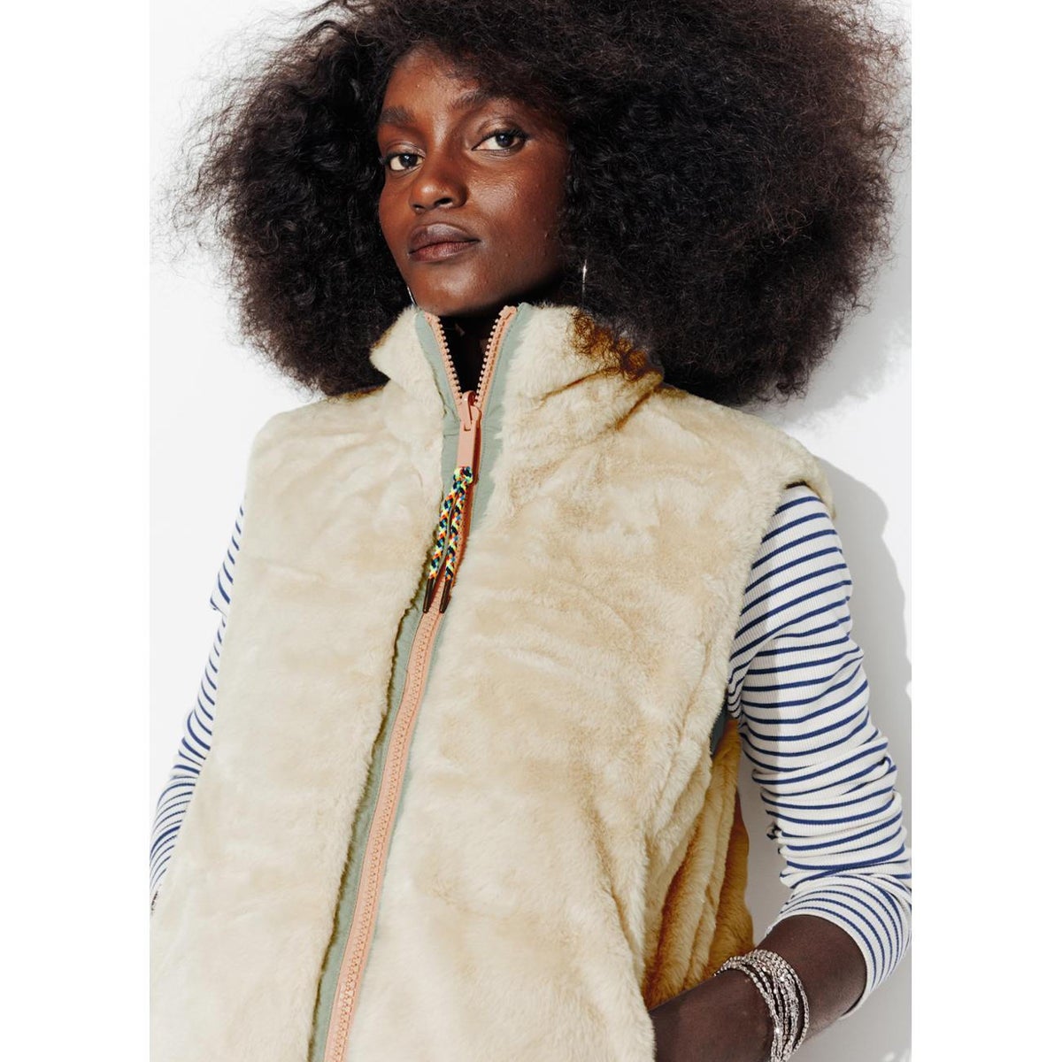 Blouson réversible kaki, PROMOD