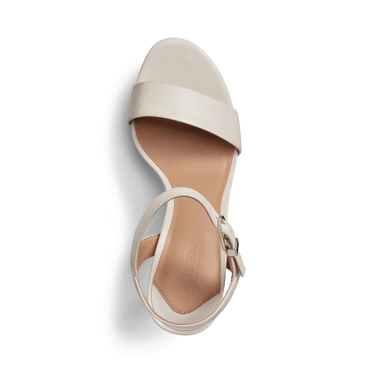 Sandales à talon GWEN blanc, LAUREN RALPH LAUREN