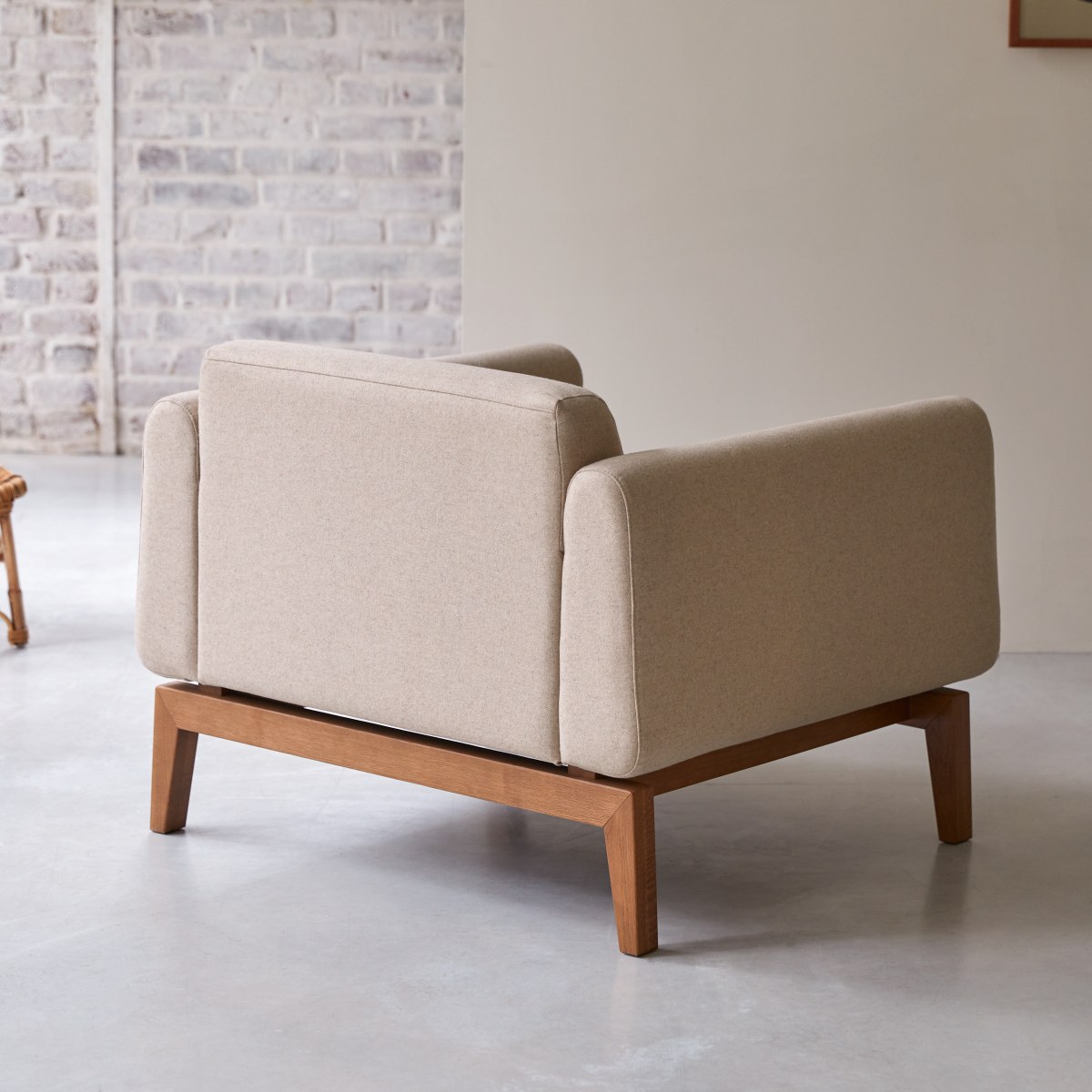 Fauteuil en Tissu, BJORN beige, TIKAMOON