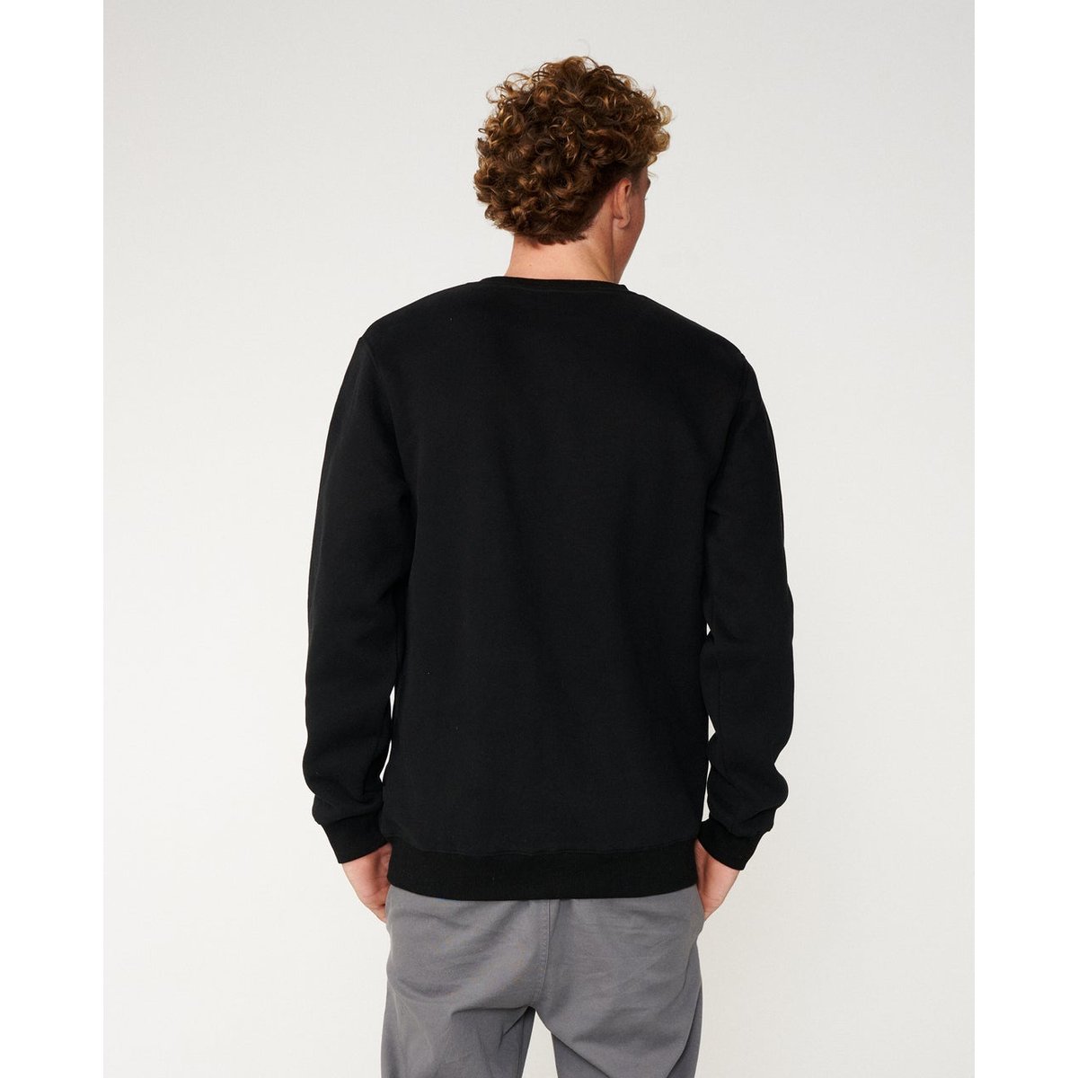 Sweat col rond STAPLE black, RIP CURL
