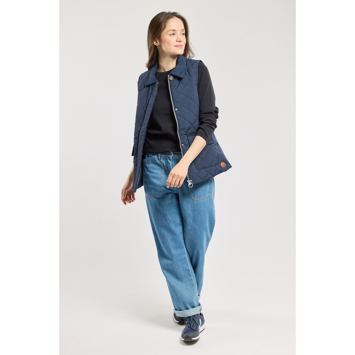 Veste sans manche BACCARAT marine, BERMUDES