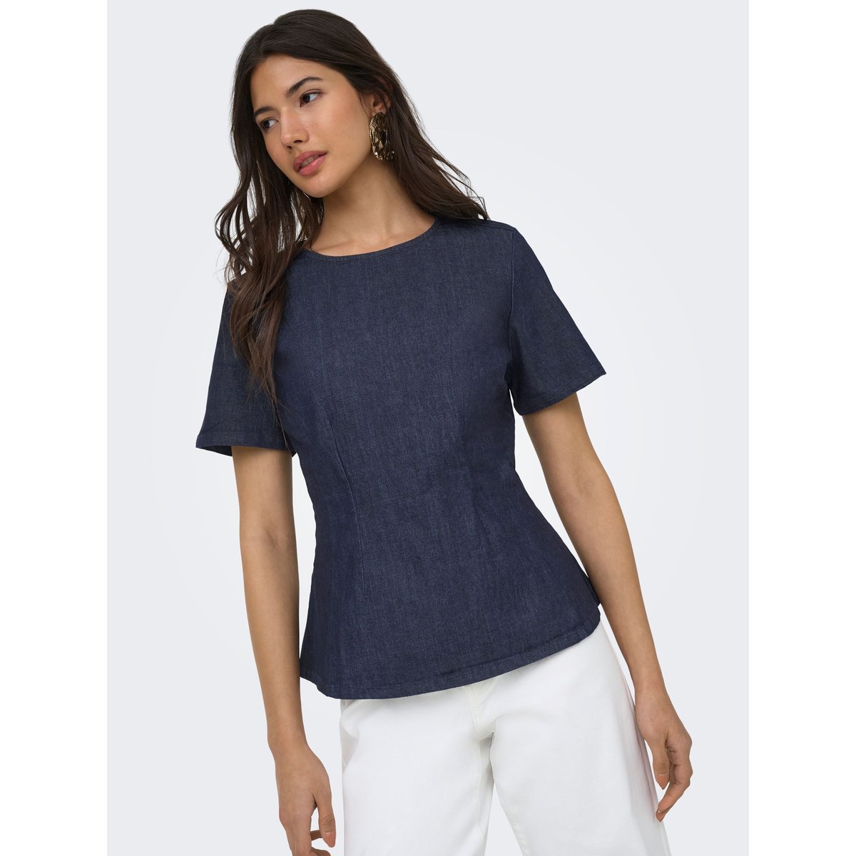 Chemise En Denim dark blue denim, ONLY