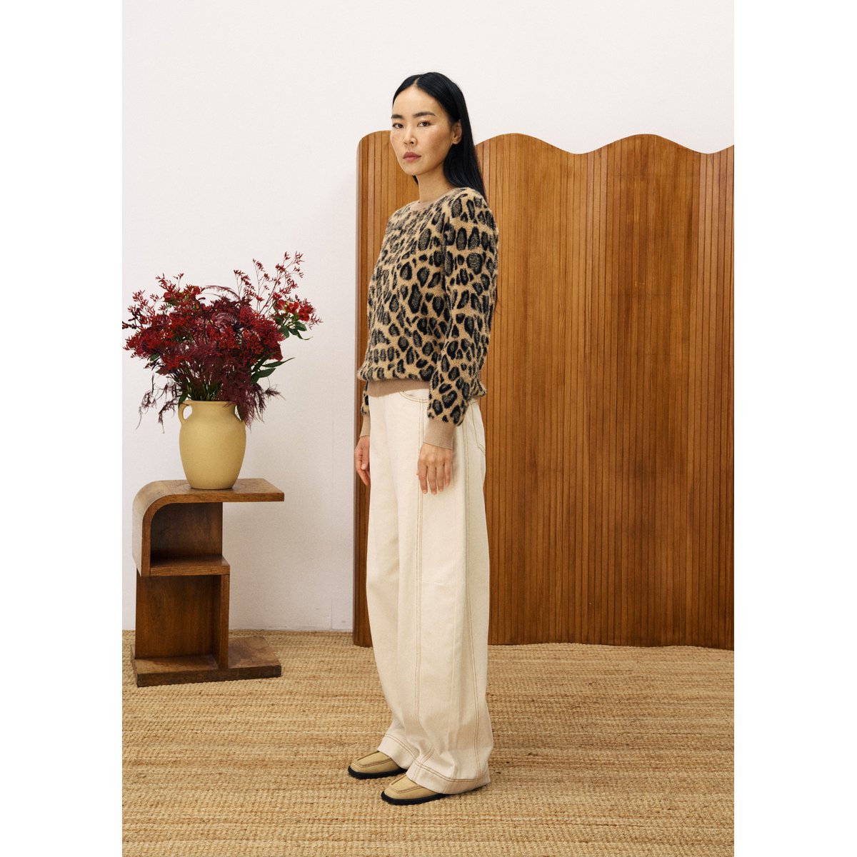 Pull  à motif léopard CANNA leopard, FRNCH