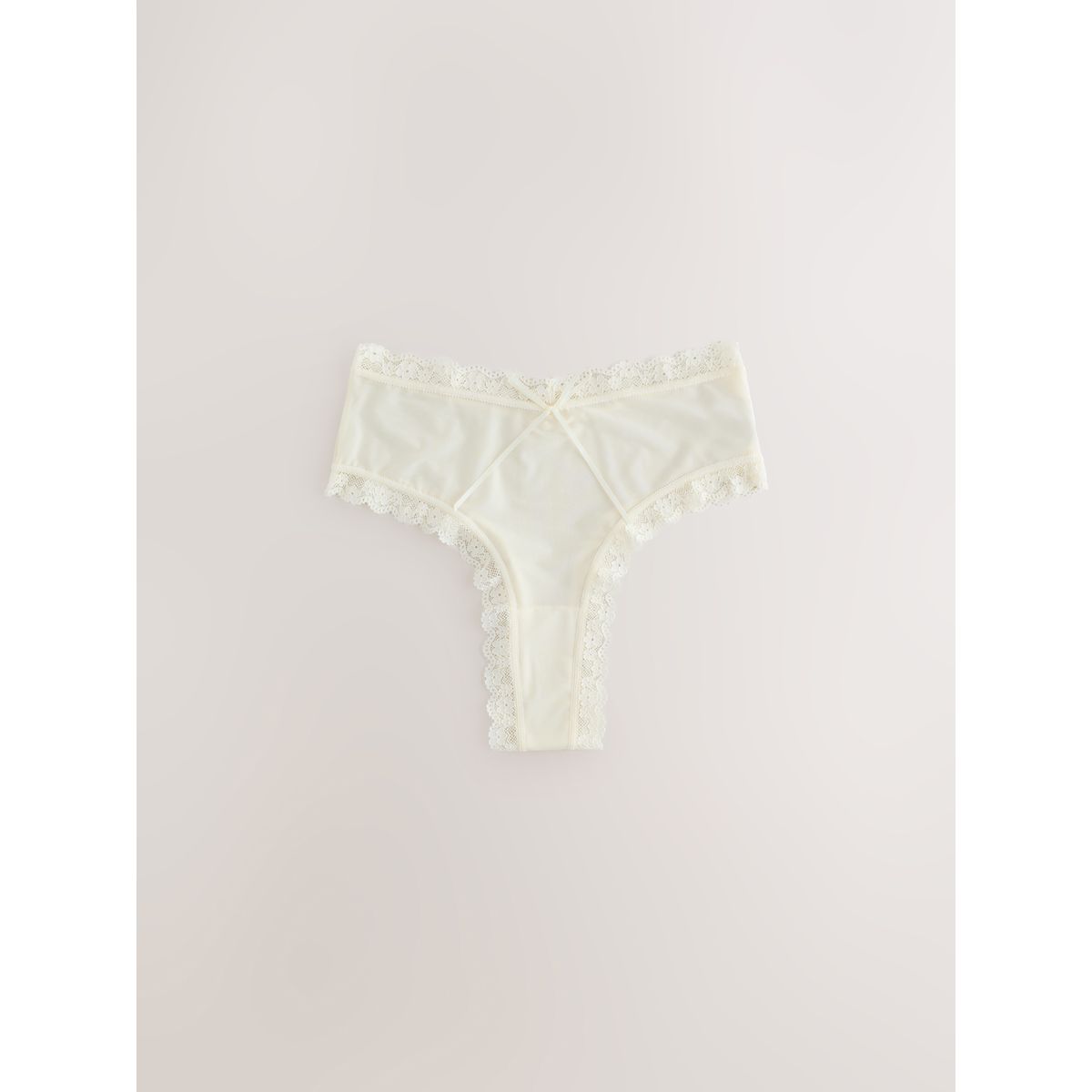 Culotte en dentelle et microfibre, lot de 3 crème/vert/tulipe, NEXT