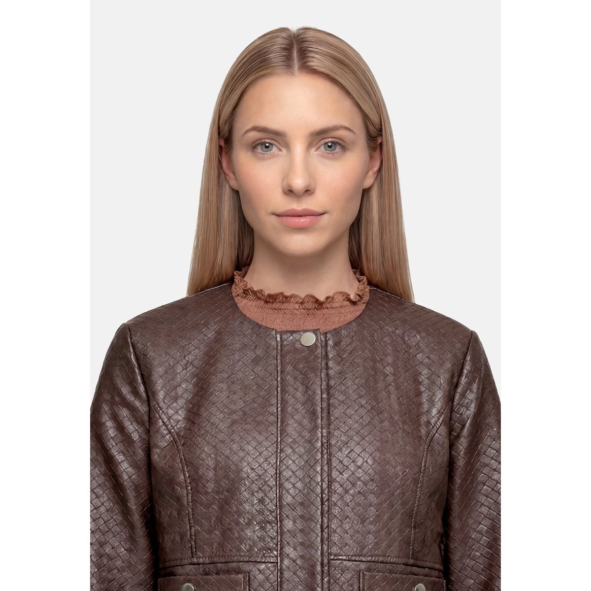 Veste blazer à poches plaquées muskat, BETTY BARCLAY