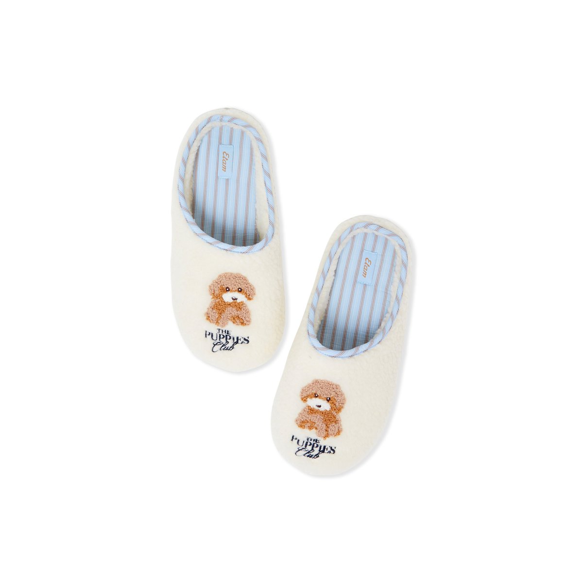 Chaussons mules ROBY ecru, ETAM
