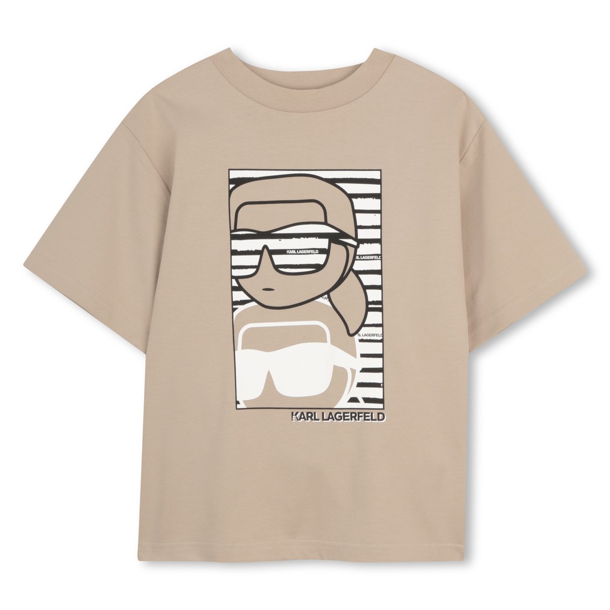 T-shirt manches courtes chanvre, KARL LAGERFELD KIDS