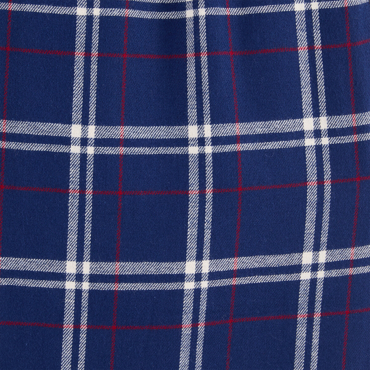 Pantalon de pyjama flanelle coton carreaux bleu marine, POLO RALPH LAUREN