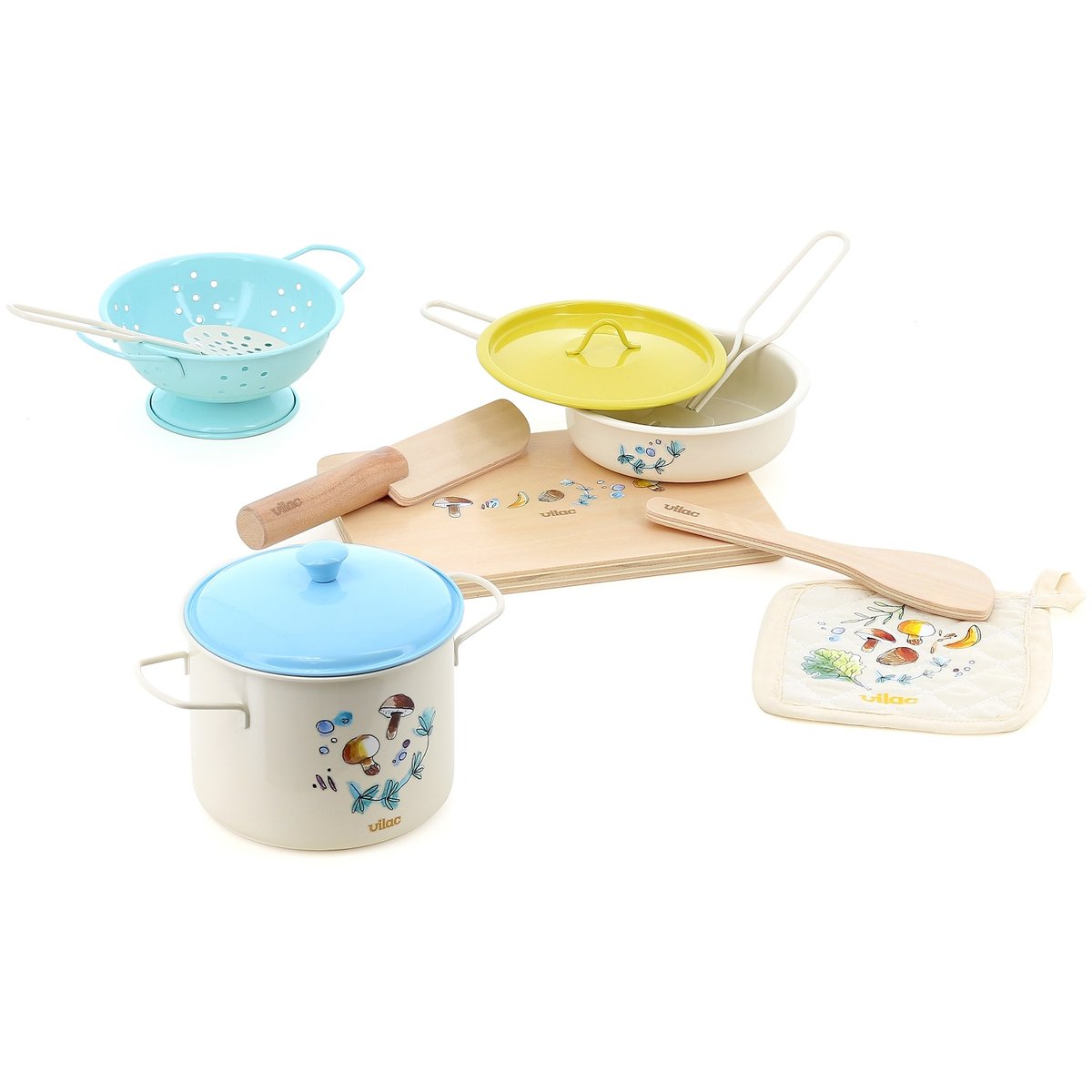 Set d'ustensiles de cuisine beige, VILAC