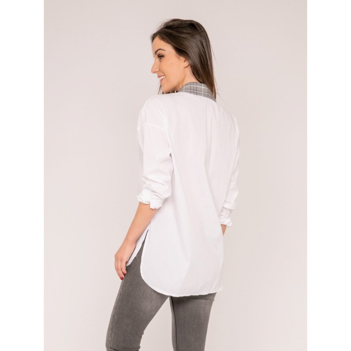 Chemise Col Fantaisie Osmane blanc, DONA LISA