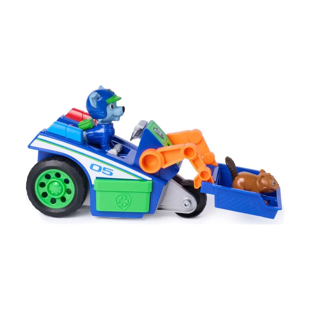 La Pat Patrouille Rescue Recycle Véhicule de Sauvetage multicolore, SPIN MASTER