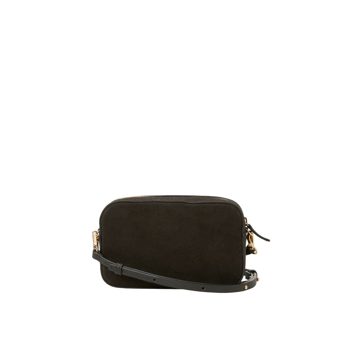 Sac à bandoulière modèle Liana en cuir velours souple gris, MARC O'POLO
