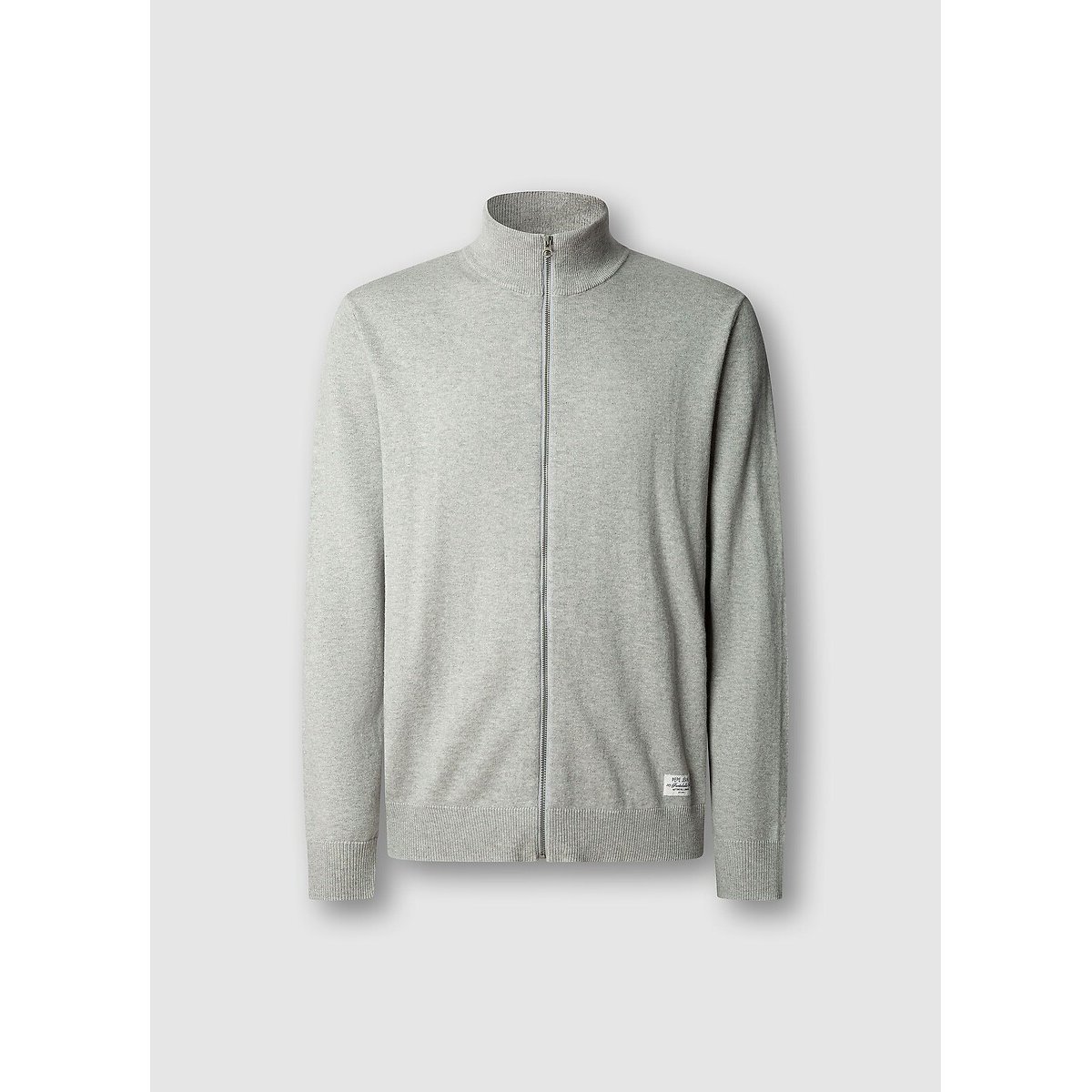 Sweat zippé col montant gris, PEPE JEANS